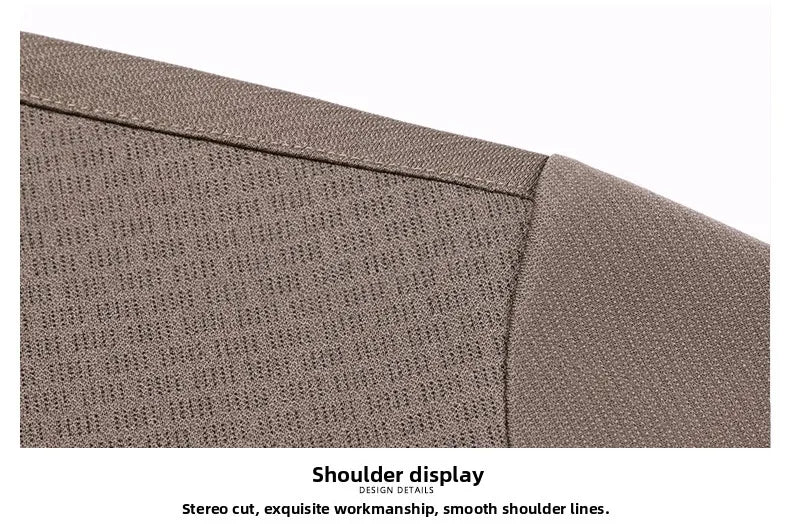 Luxury Wool Blend Fabric Men's Long Sleeve Polo  Classic