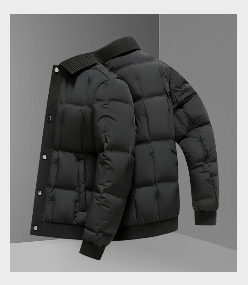 High End 95% Down Brand Casual Fashion Men Down Jacket Winter New Bomber Streetwear Windbreaker Puffer Light Feather Coats