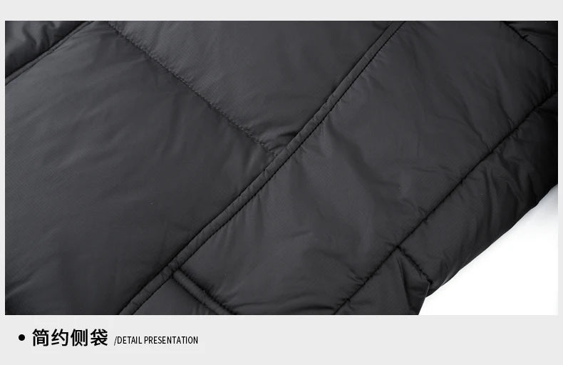 High End Long Thick New Brand Casual Fashion Winter Down Jacket Men Hooded Warm Street Parkas Feather Windbreaker Puffer Coats