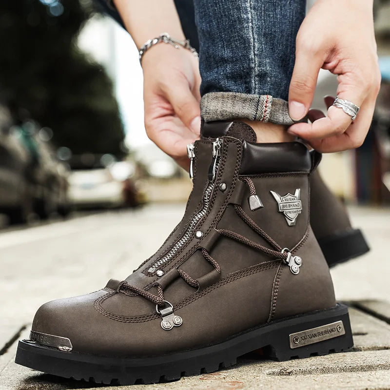 Men boots New Winter Slippers Warm Men Shoes Waterproof Non-Slip Plush Sneakers Male tenis shoes Boots Men Sneakers Winter