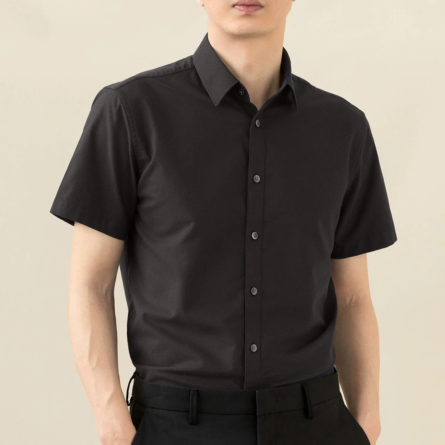Non-ironing High-end Long-sleeved White Shirt Business Anti-wrinkle Dress Shirt Excellent High-quality Work Business Clothes