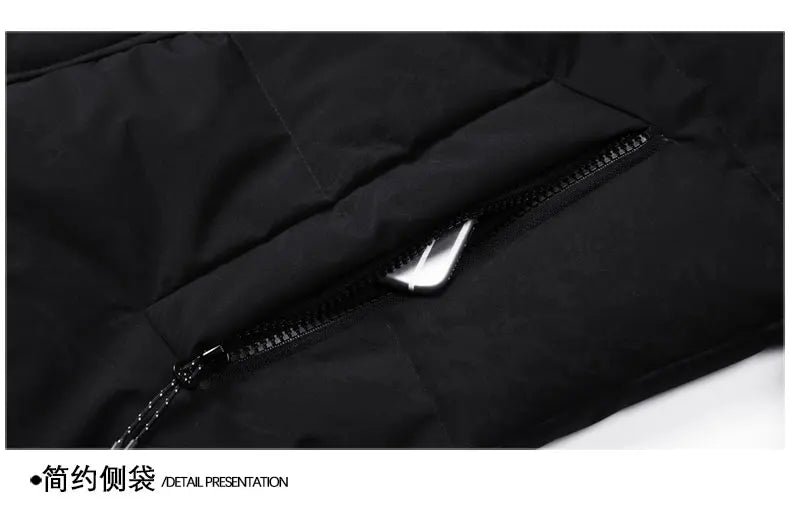 High End Winter Hooded Fashion Warm 85% Duck Down Filled Mens Jacket Casual Designer Feather Outerwear Windbreaker Puffer Coats