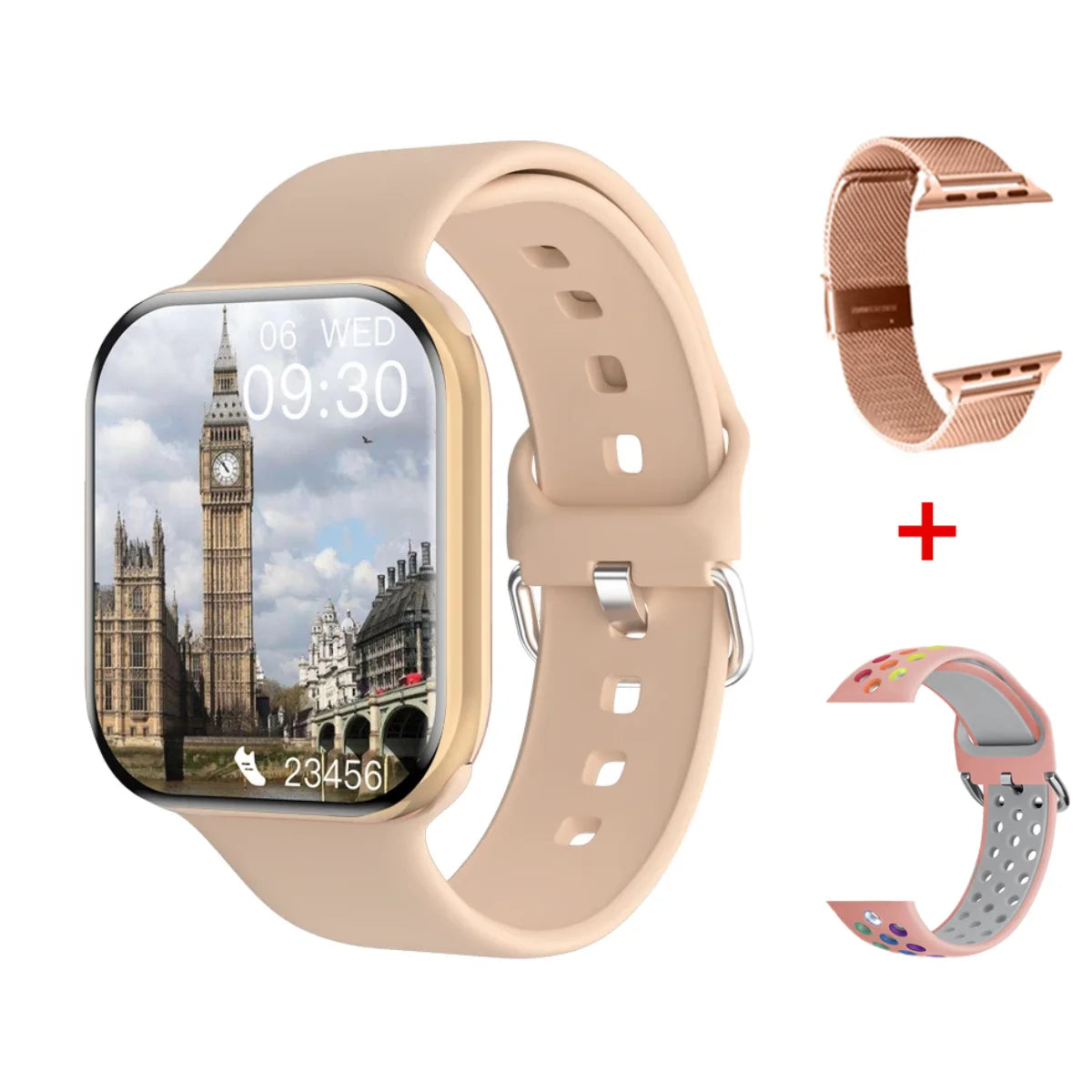 2026 New For Apple GPS Watch 10 Smart Watch Men HD AMOLED Memory Music 3D Surround Bluetooth Call Waterproof Smartwatch Woman