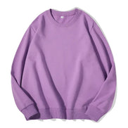 Purple sweatshirt on a white background