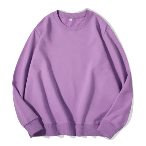 Purple sweatshirt on a white background