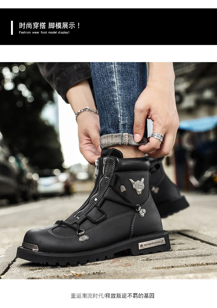 Men boots New Winter Slippers Warm Men Shoes Waterproof Non-Slip Plush Sneakers Male tenis shoes Boots Men Sneakers Winter