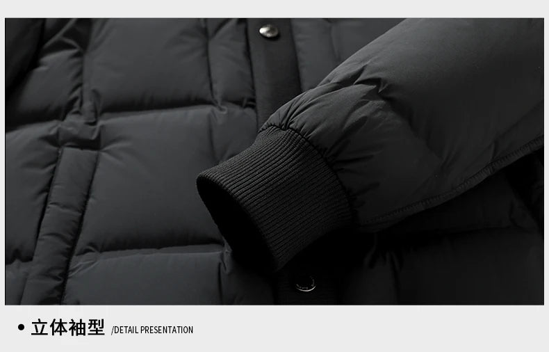 High End 95% Down Brand Casual Fashion Men Down Jacket Winter New Bomber Streetwear Windbreaker Puffer Light Feather Coats
