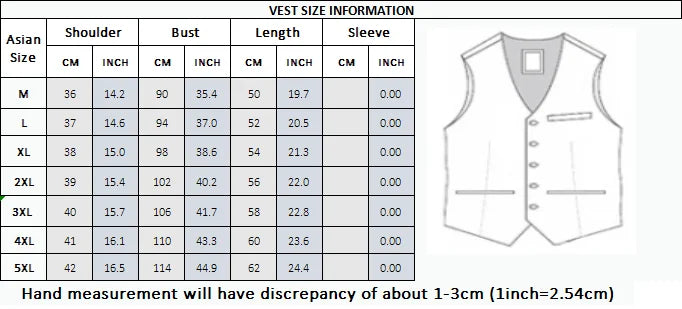 Men's Slim Fit Three-Piece Suit Set - Stylish Vest & Trousers