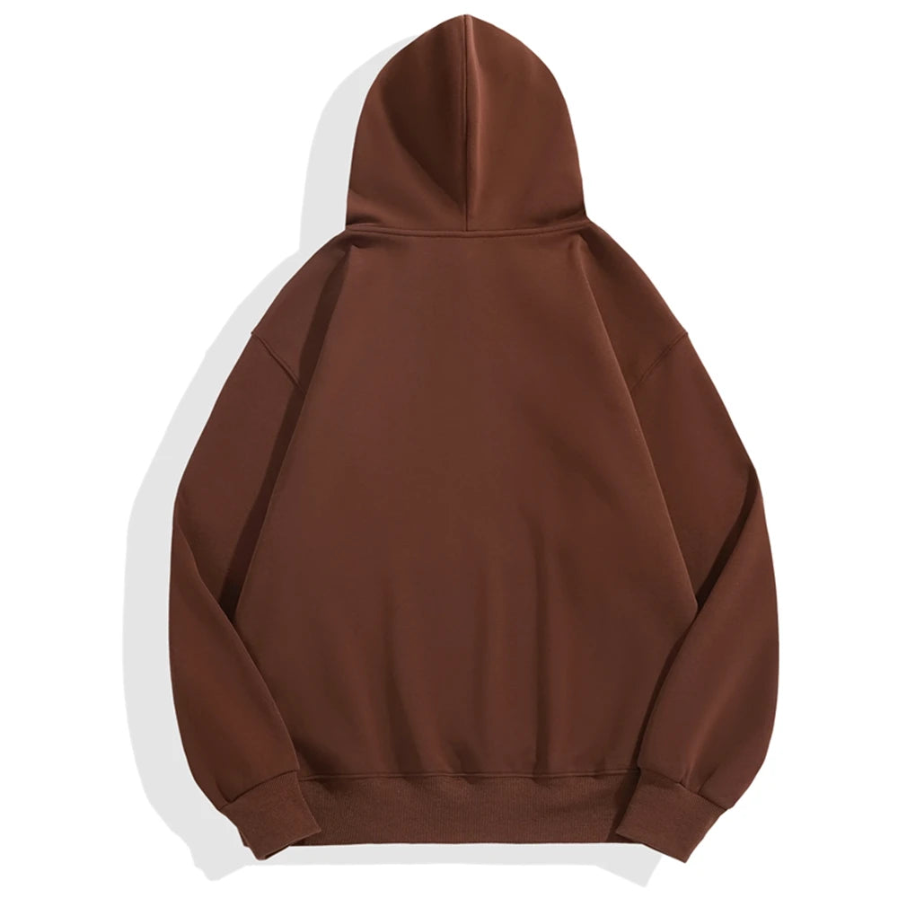 Brown hoodie on a white background