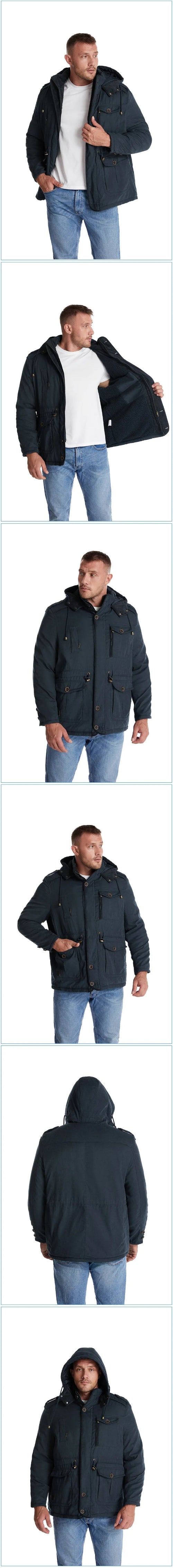 Collage of a person wearing a black jacket with blue jeans in different poses.