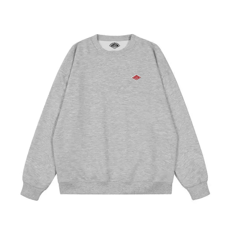2025 Spring Exported to Japan Thin Sweatshirt Men/Women Same Embroidery Brand Cotton O-Neck Long Sleeve Loose Tracksuit Tops