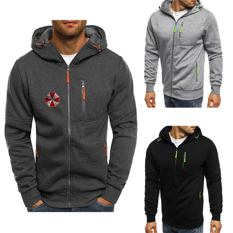 Buy Men’s Graphic Hooded Cardigan Jacket | Umbrella Corp