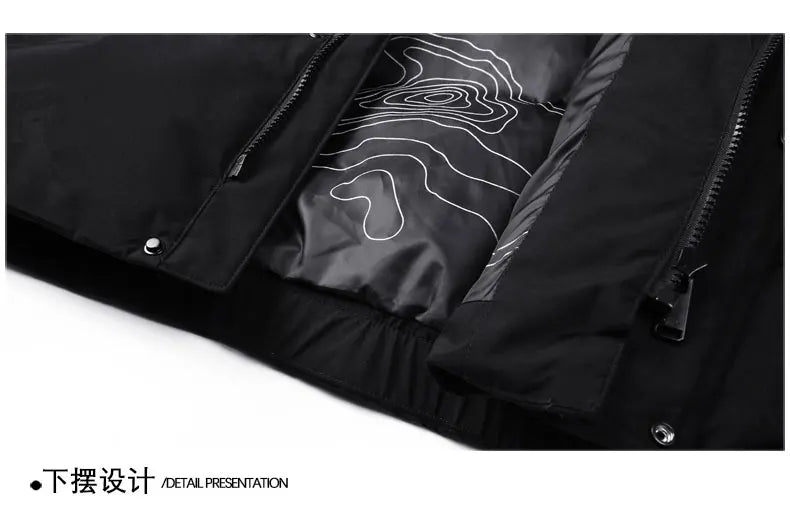 High End Winter Hooded Fashion Warm 85% Duck Down Filled Mens Jacket Casual Designer Feather Outerwear Windbreaker Puffer Coats
