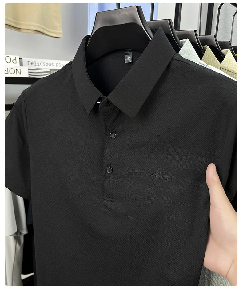 Summer New Print Comfortable Short Sleeve POLO Shirt Collar Fashion Casual T-shirt Cross-border Versatile Top