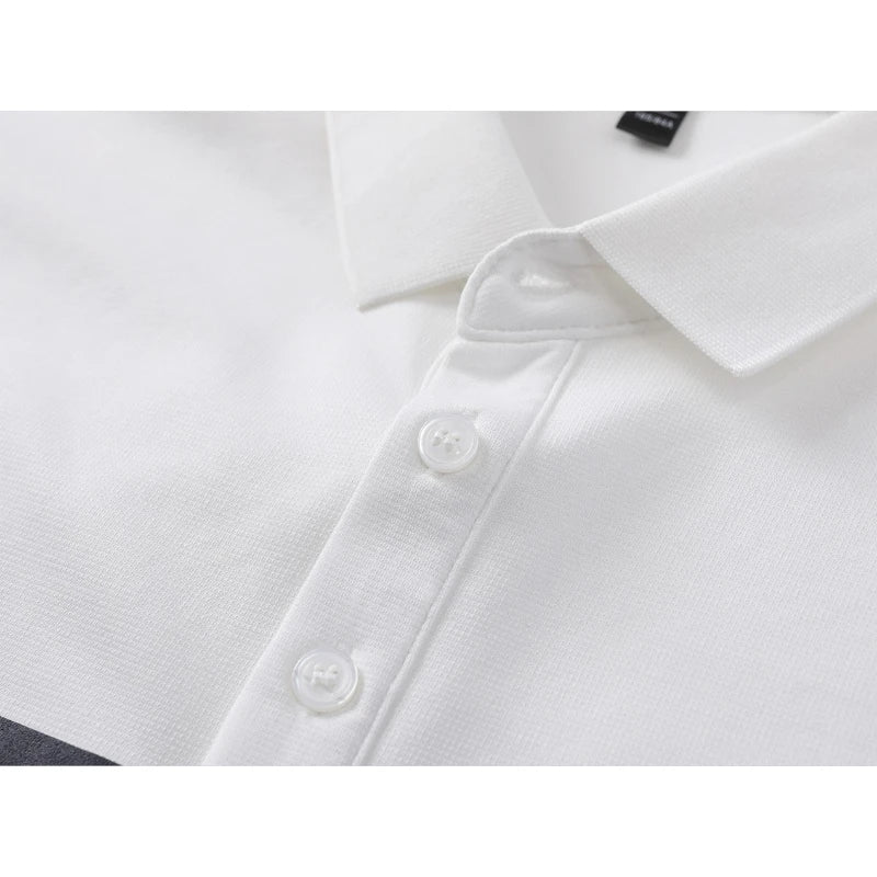 TFETTERS Brand Summer Fashion New Polo Shirt Men 2026 Short Sleeve Turn Down Collar Sport Male TShirt Comfortable Breathable