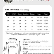 Size chart for a sweatshirt labeled 'Lily' with measurements and reference chart.