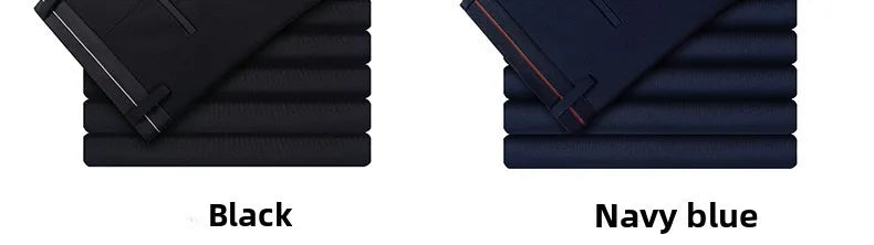 Premium Anti-wrinkle Non-ironing New Brand Casual Fashion Stretch Men Dress Pants Comfortable Business Office Long Suit Trousers